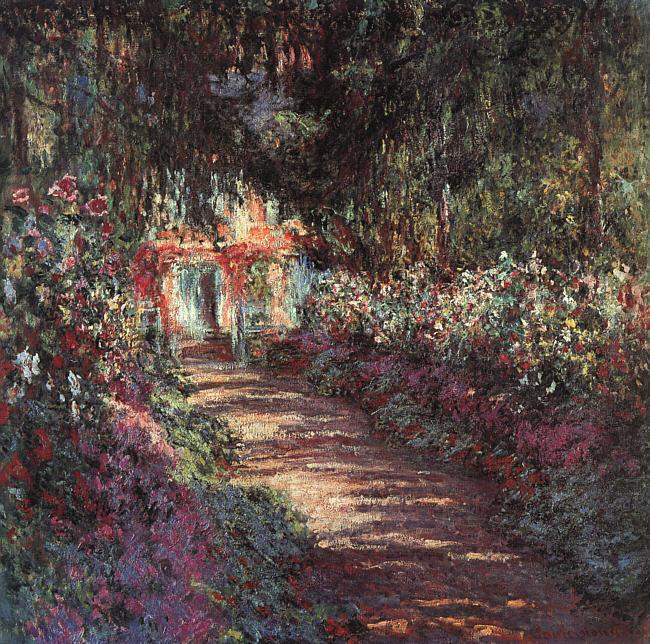 The Garden in Flower, Claude Monet